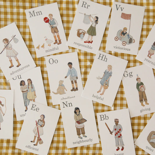 Character Quality Alphabet Cards